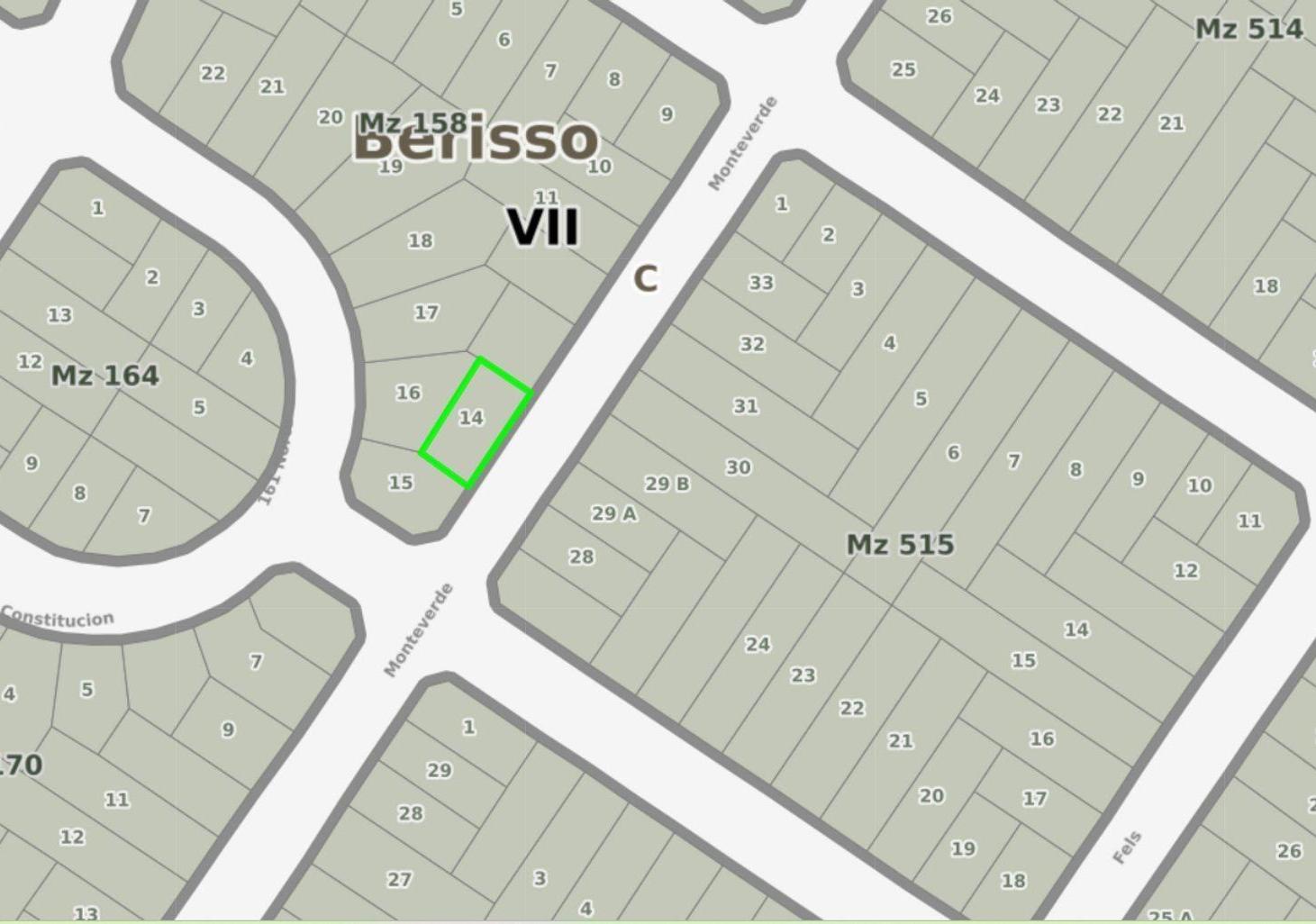 Foto de LOTE EN VENTA BERISSO 217 M2, imagen 1