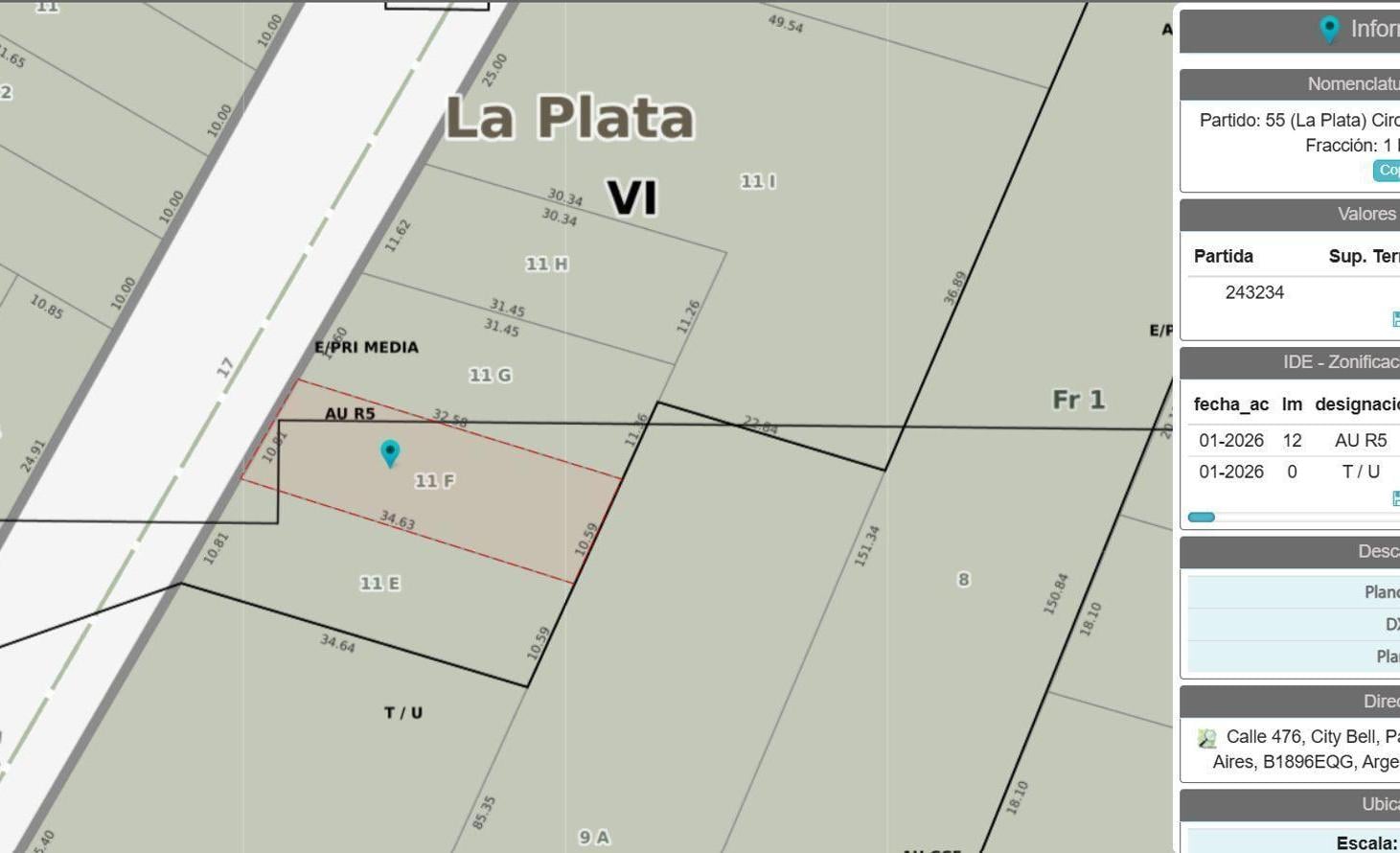 Foto de LOTE EN VENTA CITY BELL, imagen 5