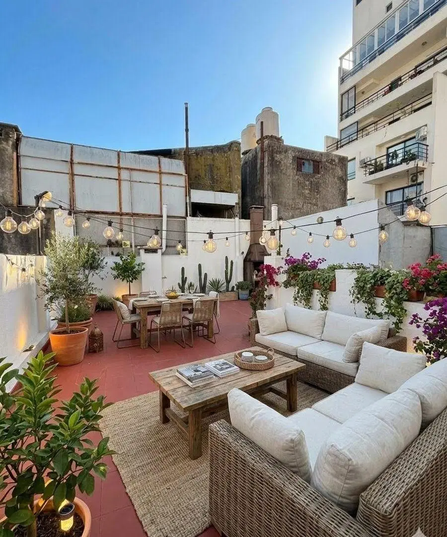 Departamento 3 ambientes con amplio patio con parrilla en Villa Crespo 2