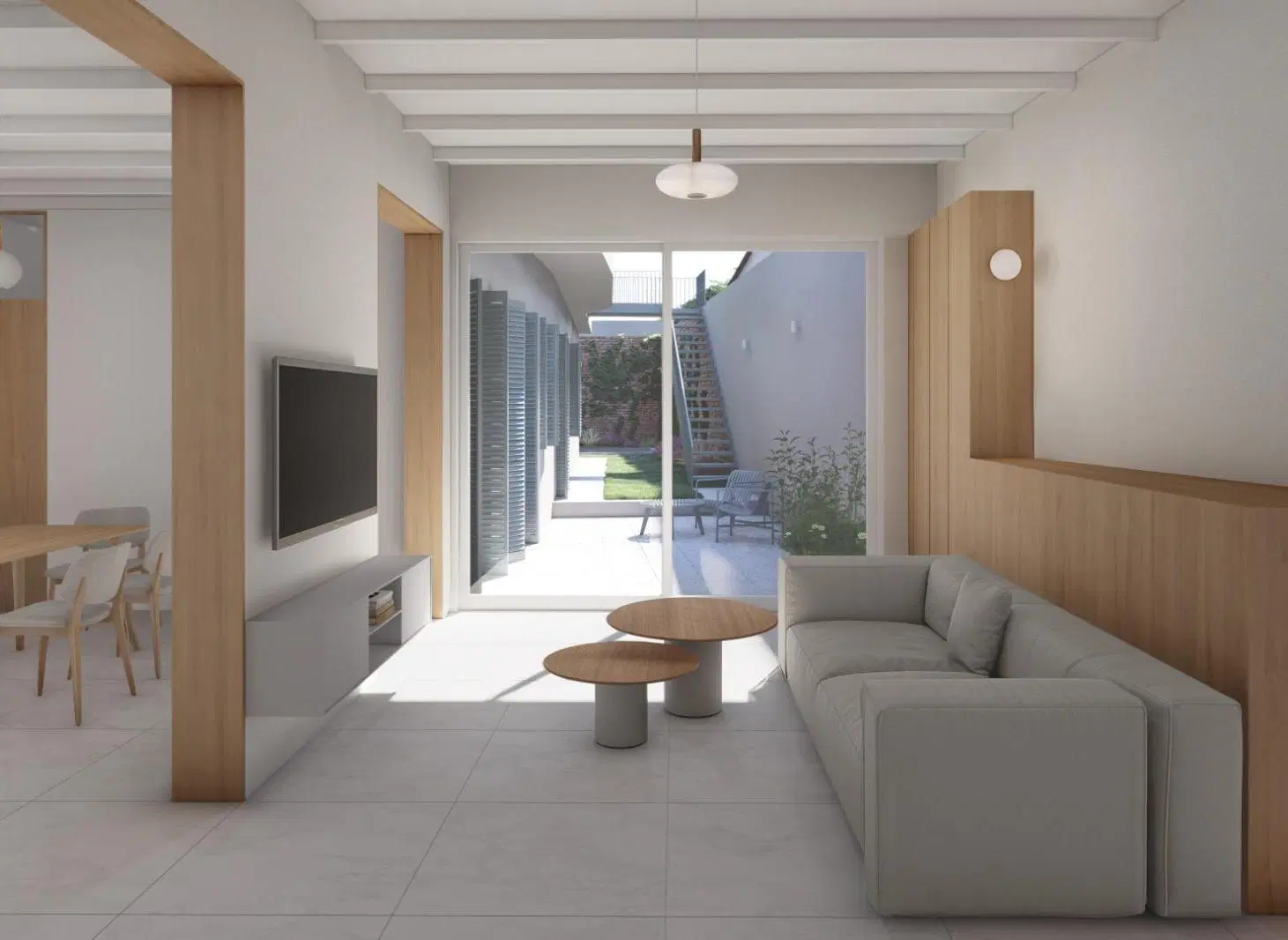 Casa en venta de Pasillo 3 Dormitorio en construcción a estrenar en Rosario, barrio Abasto. 4