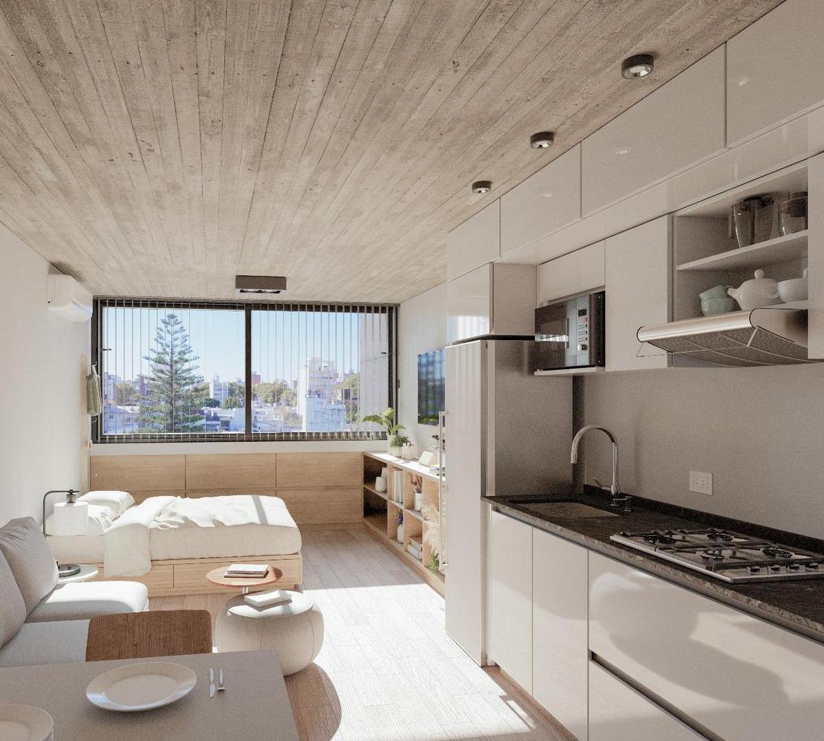 Departamento Monoambiente en Venta con patio en Pichincha, Rosario