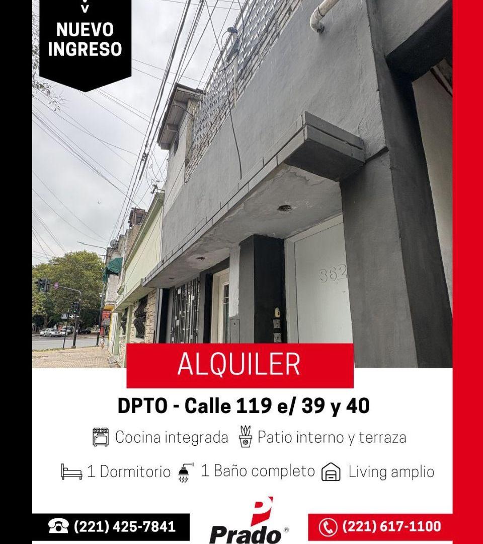 DEPARTAMENTO 1 DORMITORIO CON TERRAZA