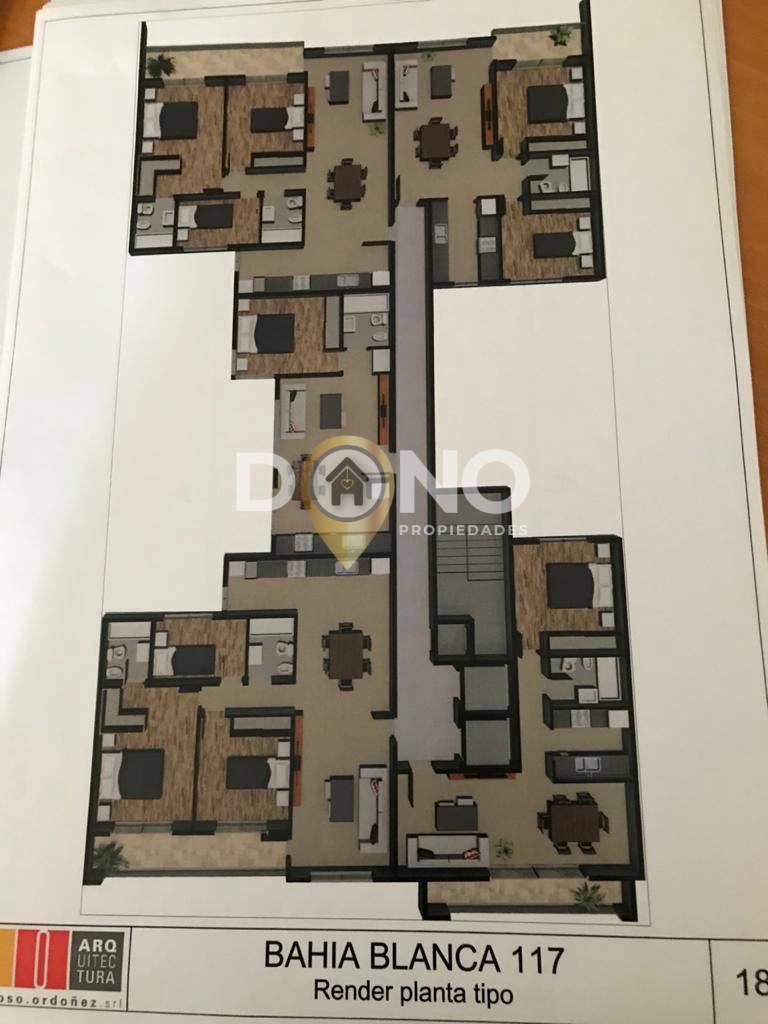 Departamento 3 ambientes. | Bahia Blanca al 100