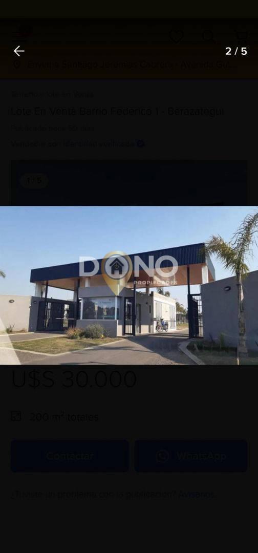 Lote . | Barrio Cerrado Federico Primero - Berazategui
