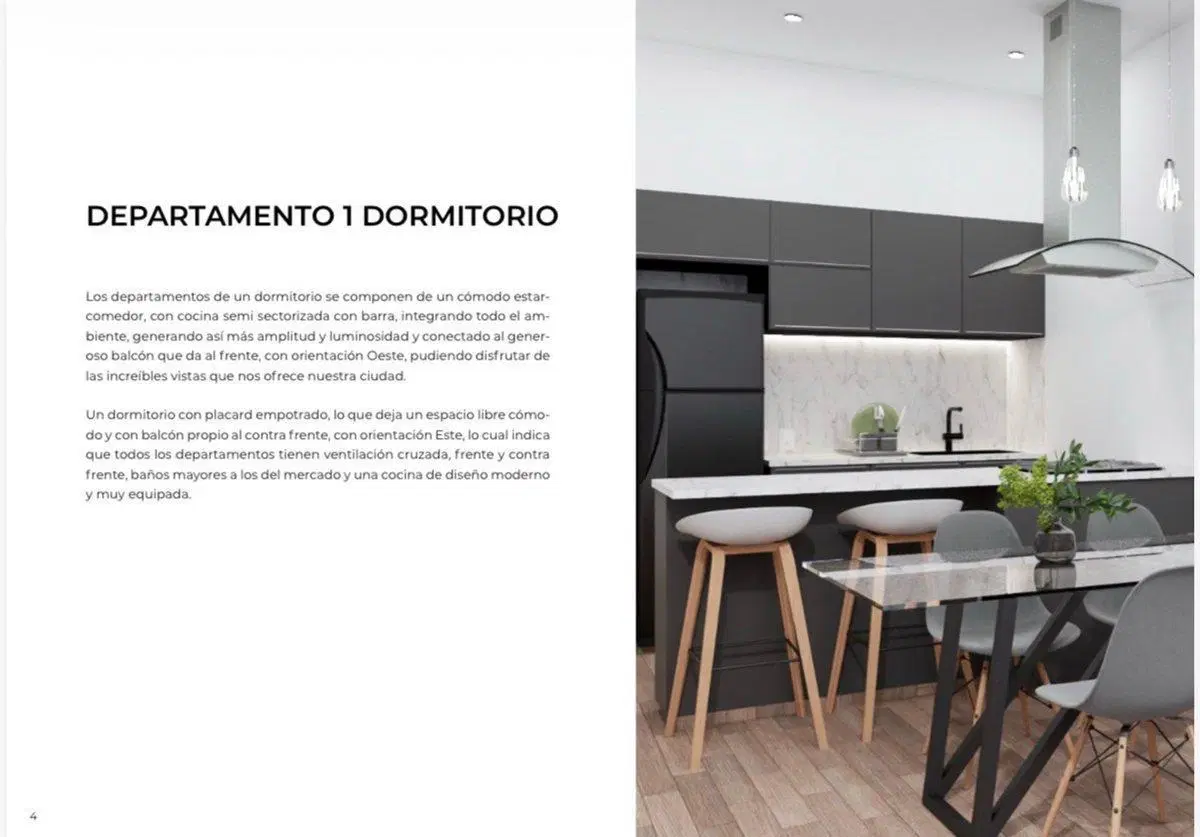 VENTA DPTO 1 DORMITORIO ALTOS DEL SARSFIELD 4