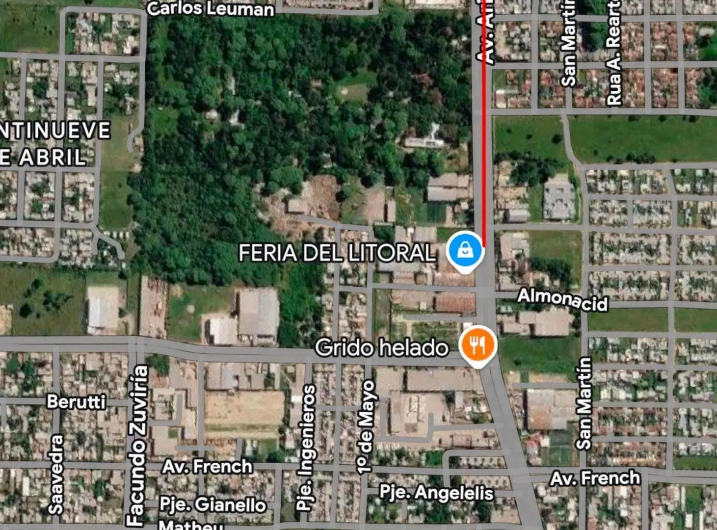 TERRENO EN VENTA A 2 CUADRAS DE ARISTOBULO 2