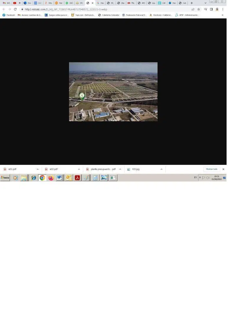 Lote de 4000 m2 en parque industrial Gral Rodriguez 4
