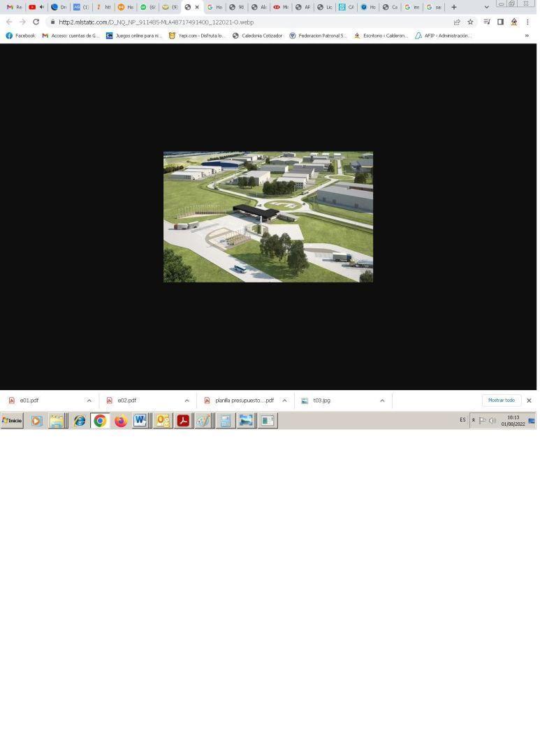 Foto de Lote de 4000 m2 en parque industrial Gral Rodriguez, imagen 2