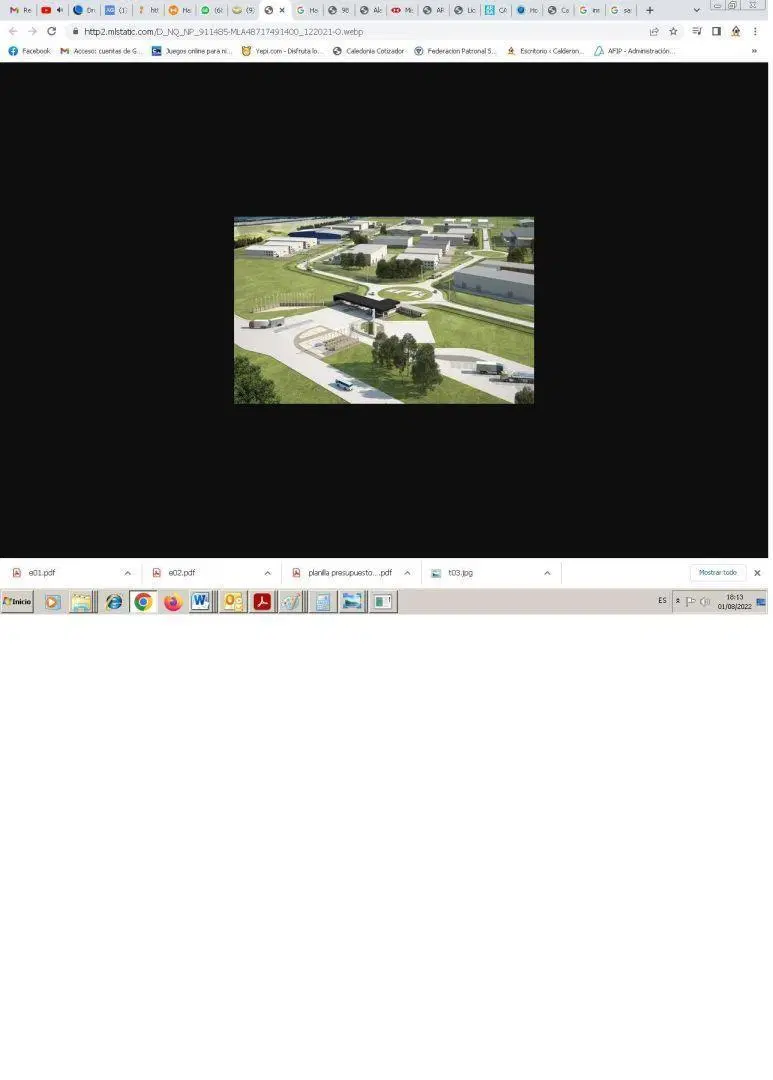 Lote de 4000 m2 en parque industrial Gral Rodriguez 2