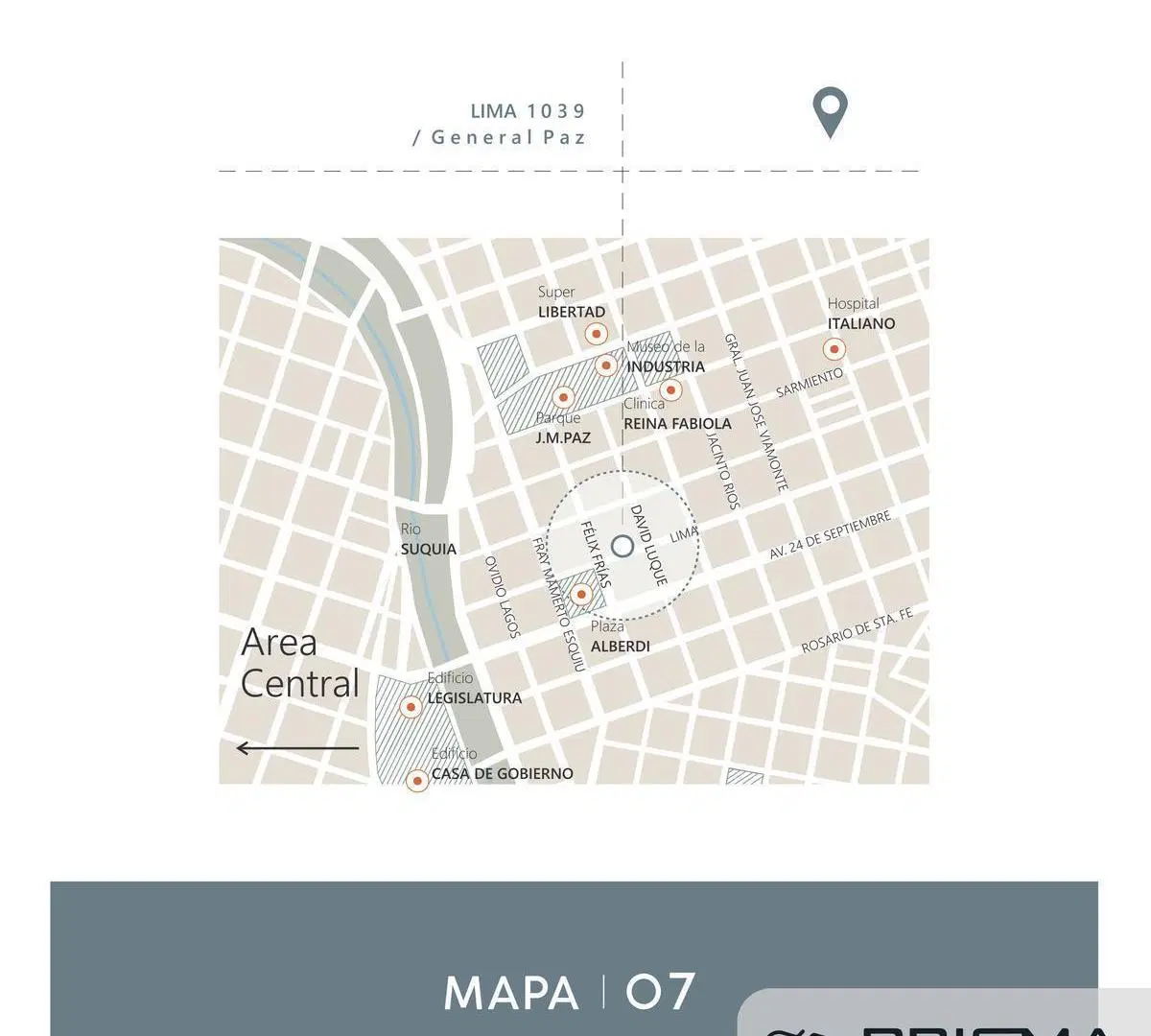 DEPTO EN POZO-1 DORM-GENERAL PAZ MAPA 7 4
