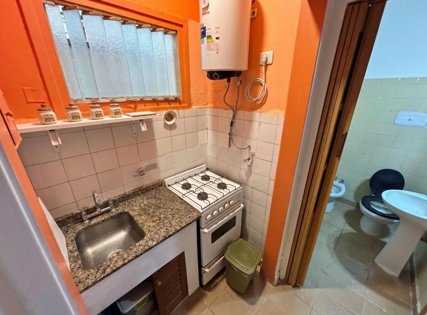 Departamento MonoAmbiente con Patio en Boedo 4