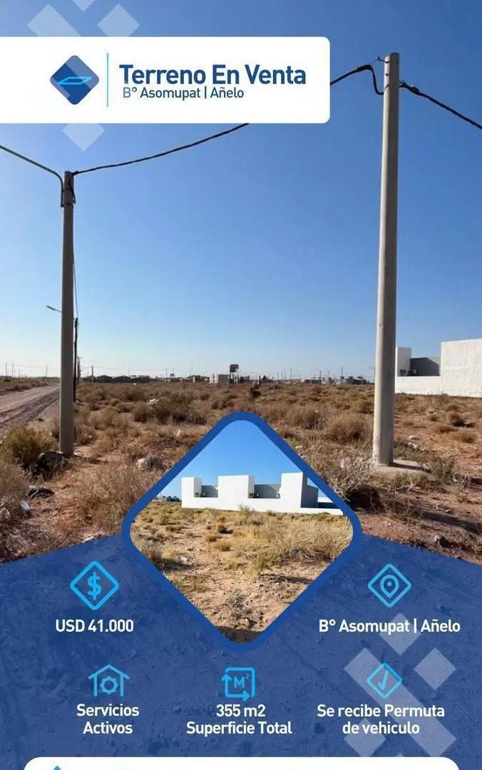 En Venta | Lote de 355 m2 | Barrio Asomupat | Añelo | Neuquén 3