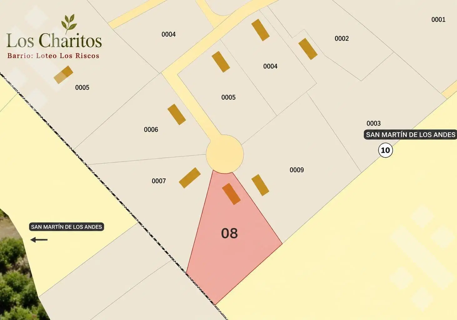 Venta terreno 900 m2 - loteo  "Los Charitos" -  Barrio Los Riscos - San Martín de los Andes 5