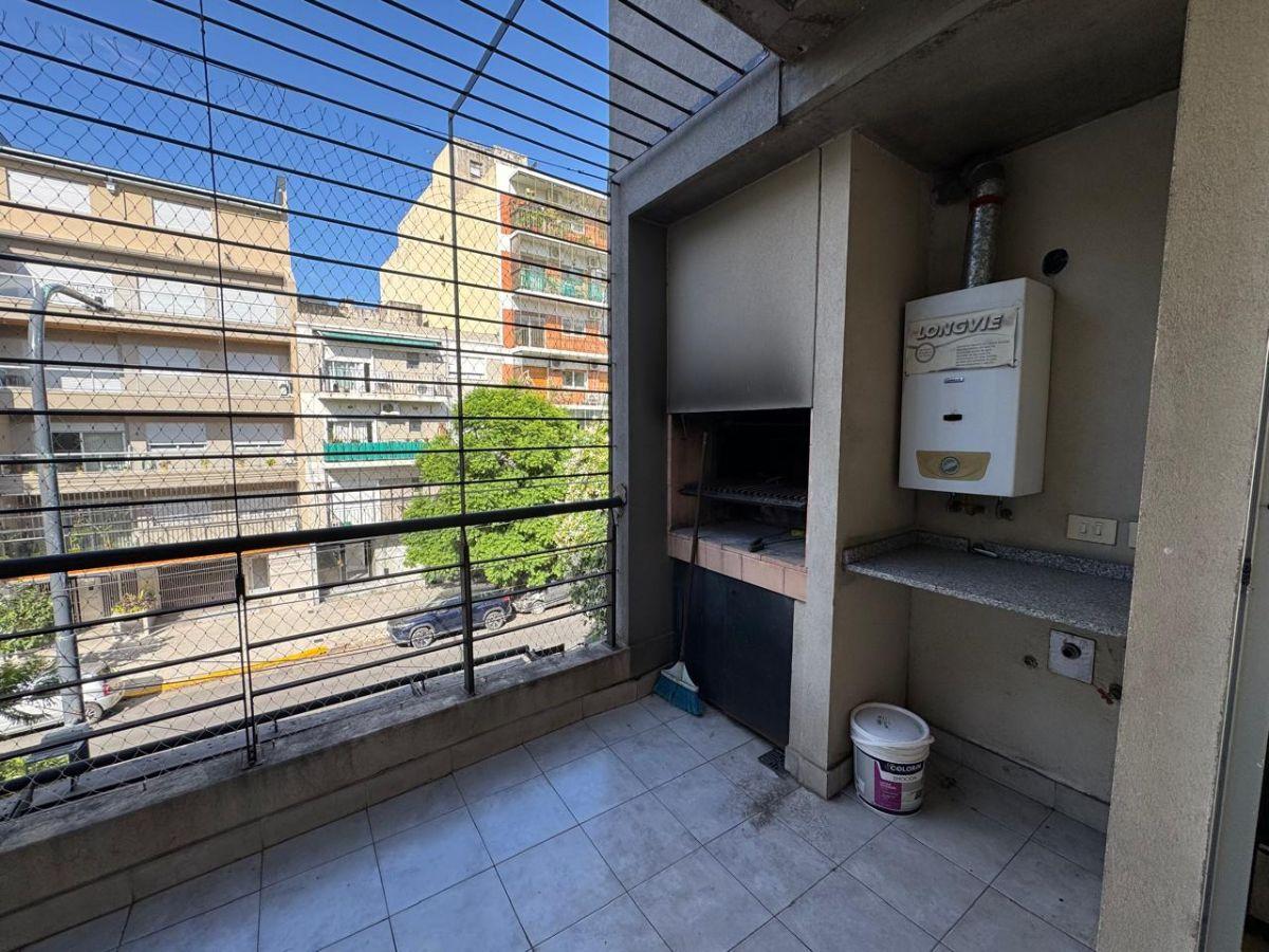 Departamento 1 ambiente 37m2 con parrilla