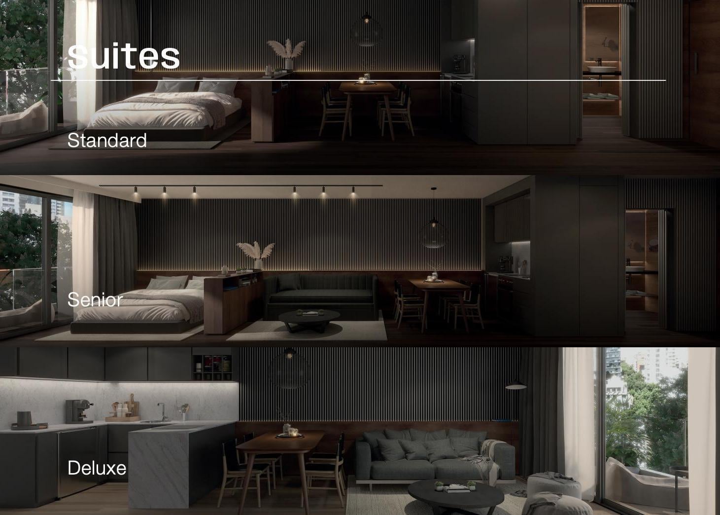 Departamento 3 ambientes DOME Suites & Residence en Palermo Hollywood