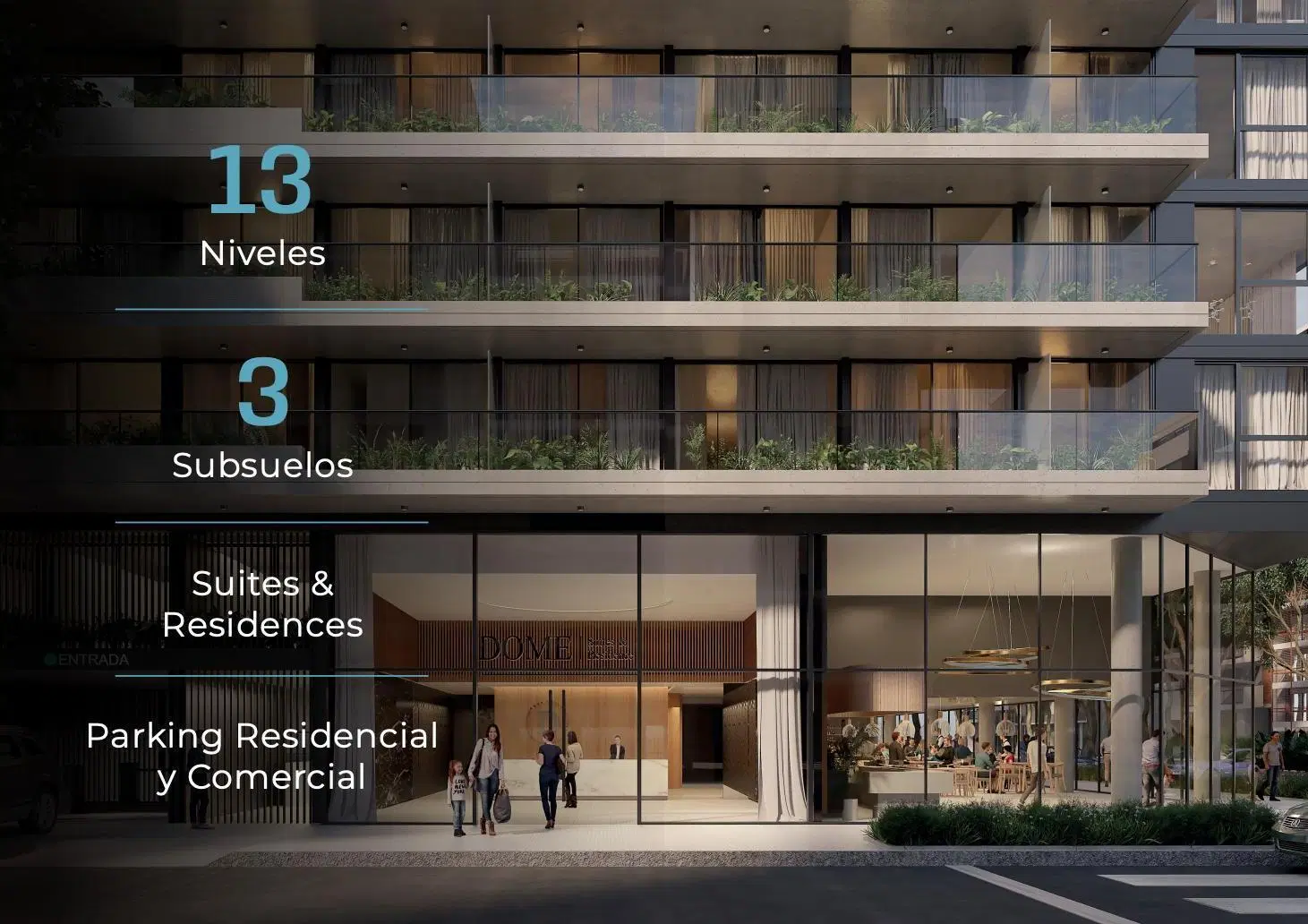 Departamento 3 ambientes DOME Suites & Residence en Palermo Hollywood 5