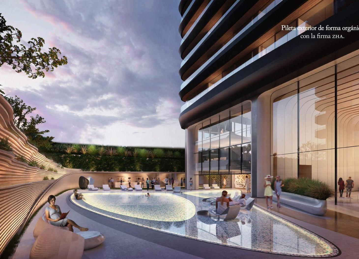 Venta L´Avenue Libertador Zaha Hadid 2 Suites 1 cochera Piso Alto