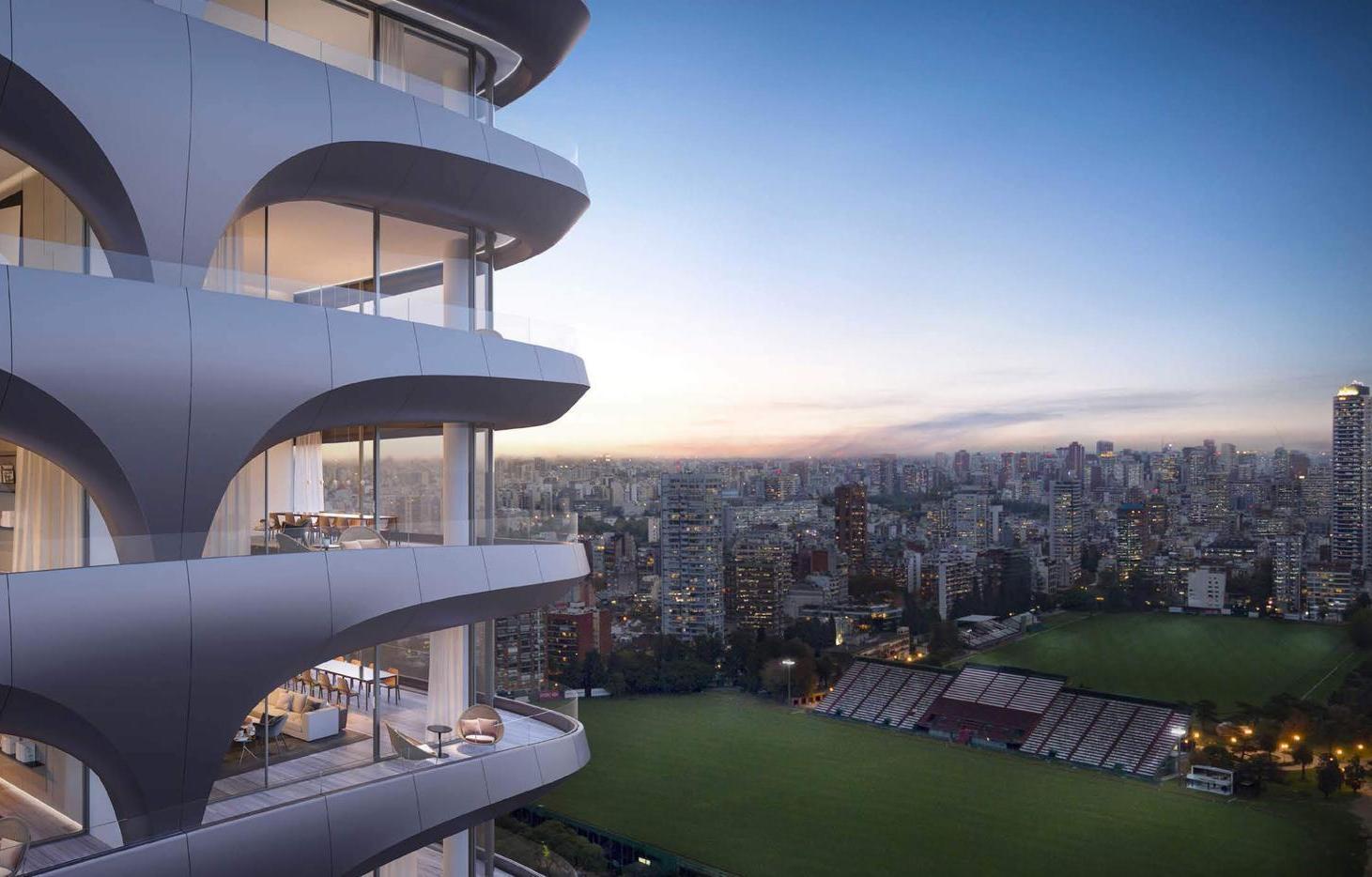 Venta L´Avenue Libertador Zaha Hadid 2 Suites 1 cochera Piso Alto