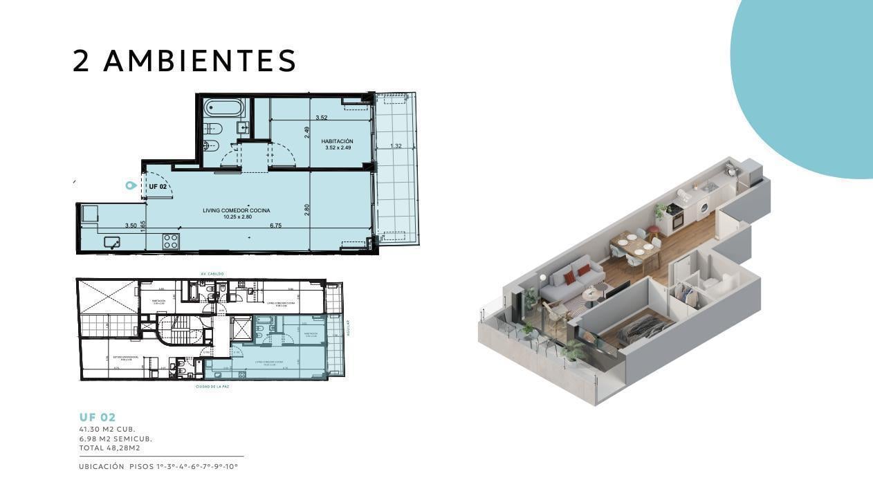 Foto de Departamento Monoambiente Construcción Colegiales Financiación, imagen 5