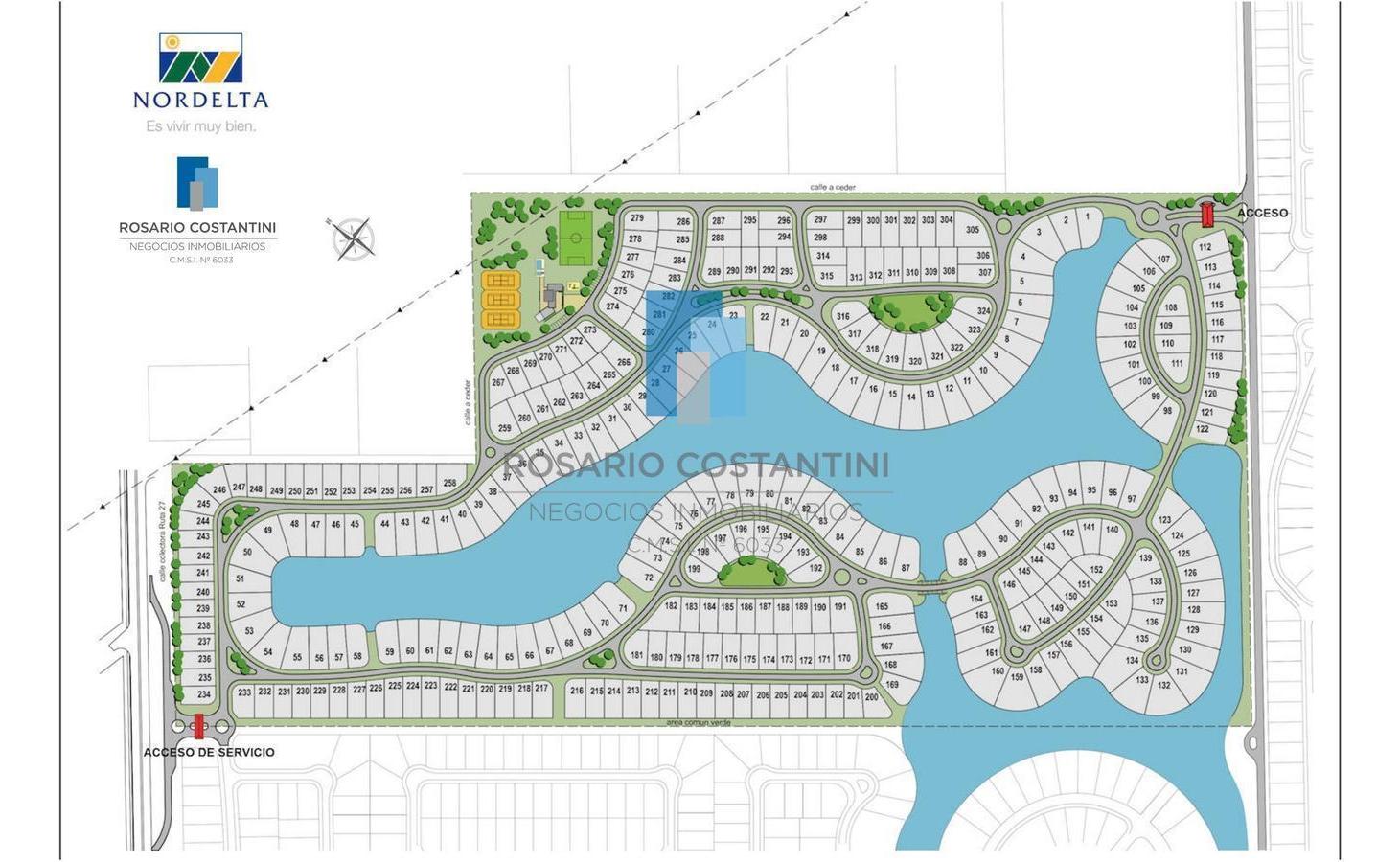 Lote en venta en Los Lagos, Nordelta