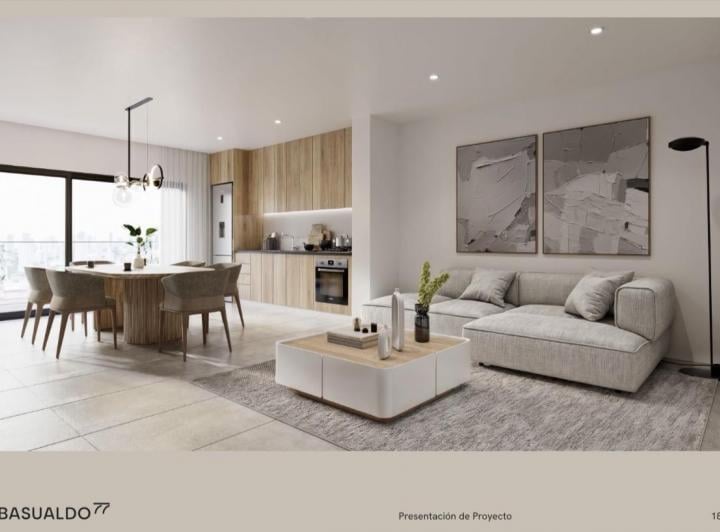 VILLA LURO. BASUALDO 100. PISO DE 2 AMBIENTES CON ESCRITORIO EN POZO