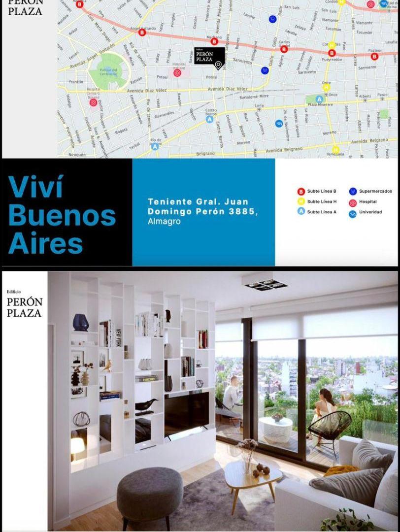 Foto de ALMAGRO. AV. JUAN D. PERON. DEPTO 2 AMB. AL FRENTE CON BALCON, imagen 1