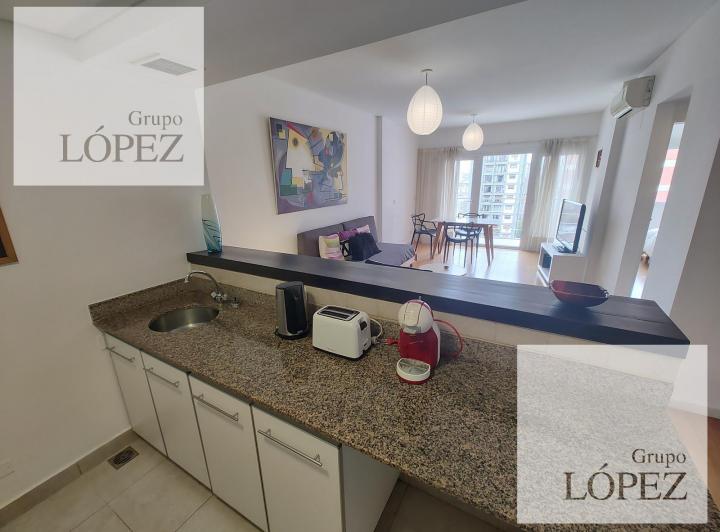 Alquiler con muebles depto. 2 ambientes Vicente López con balcón cochera amenities 3