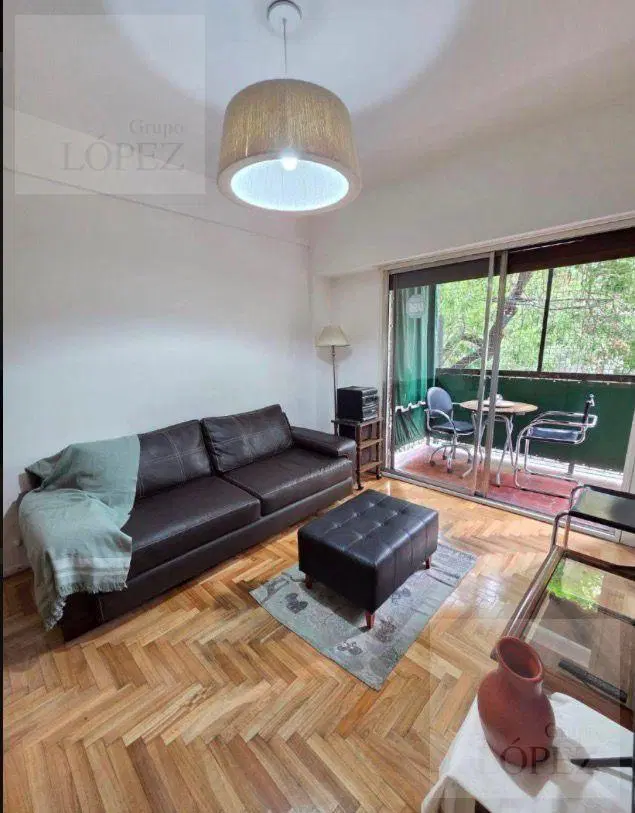 Alquiler temporal - Departamento en Belgrano C - 3 ambientes con balcón y patio 4