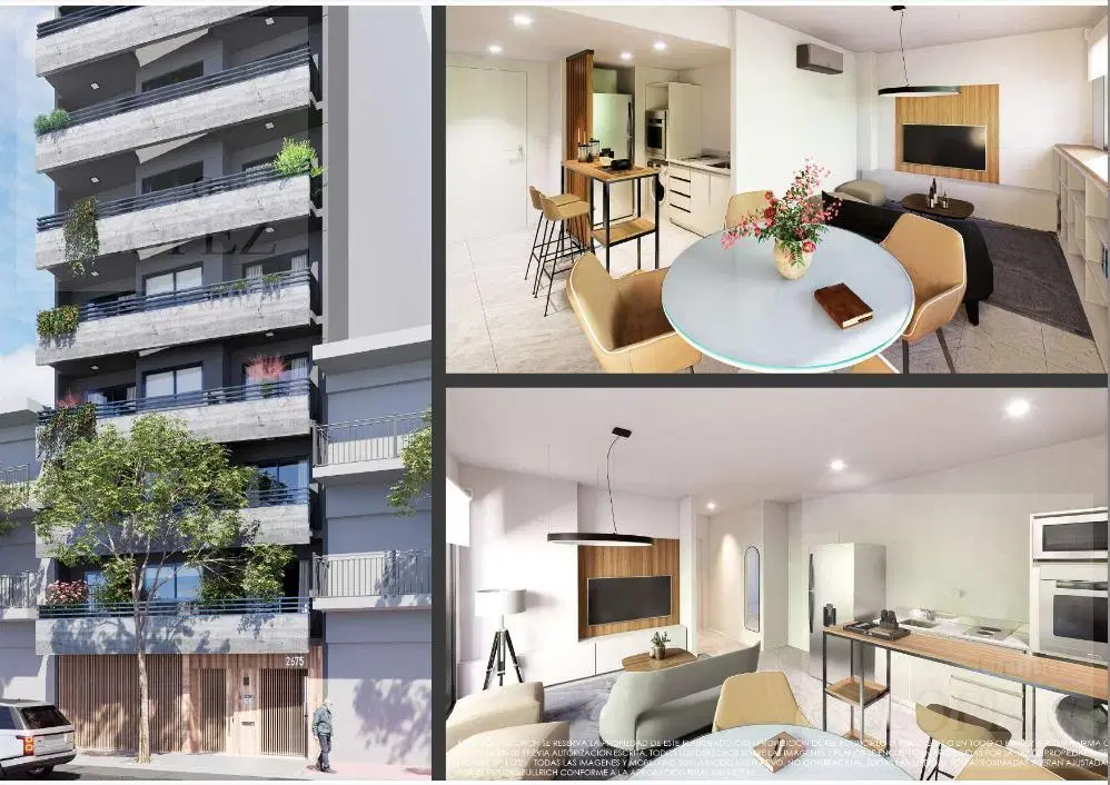 Departamento en Nuñez, 2 AMBIENTES EN POZO. BALCONES EXC UBICACION 2