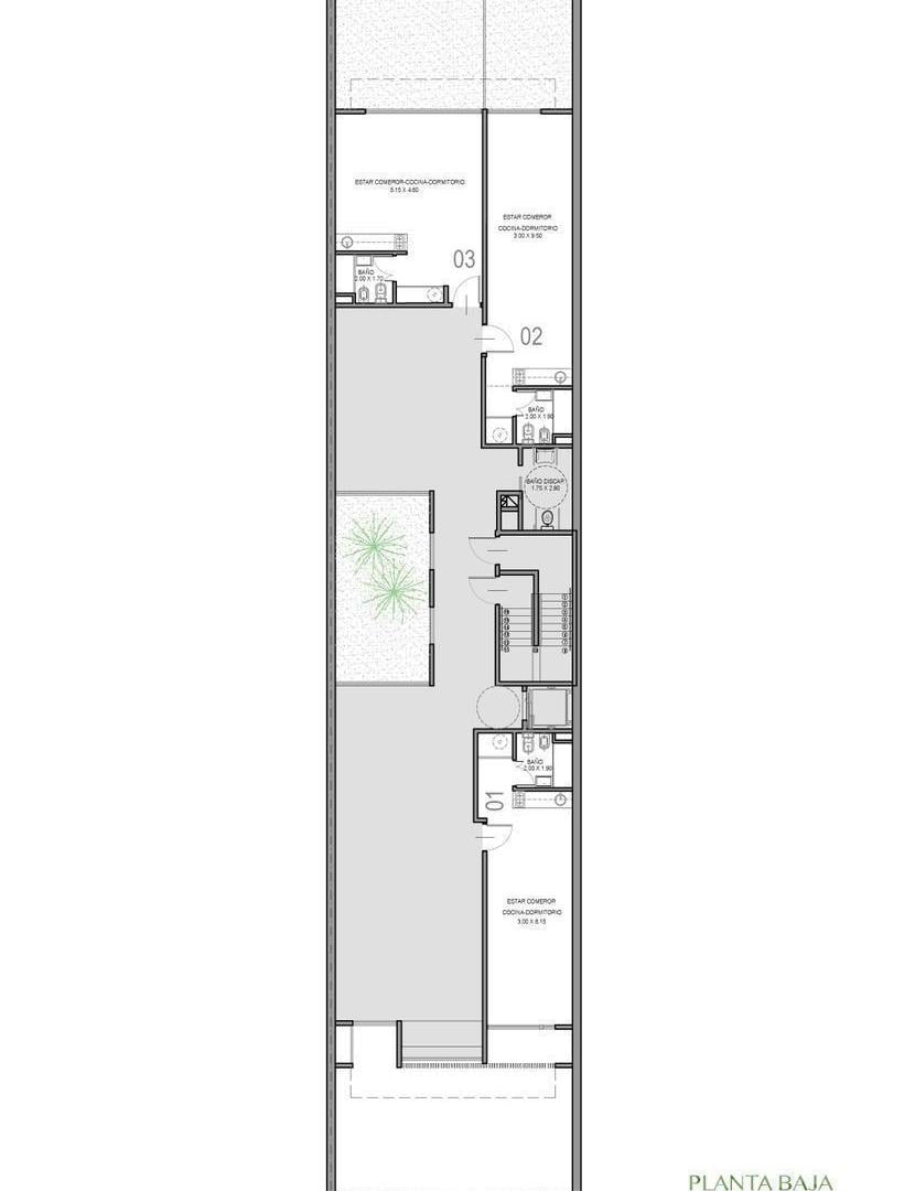 Venta Departamento monoambiente Villa Urquiza - en Etapa Cero (piso alto)