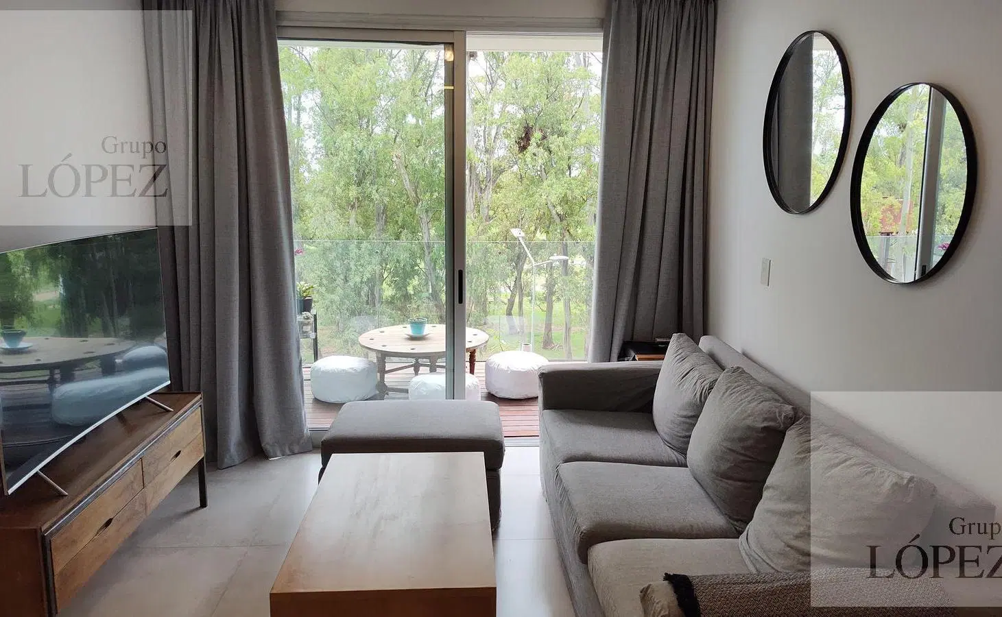 Alquiler Departamento 2 ambientes Amoblado Puerto de Olivos con Vista al rio 2