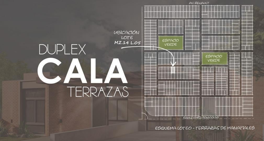 Duplex en Venta en Terrazas de Manantiales, 2 dormitorios, A Estrenar