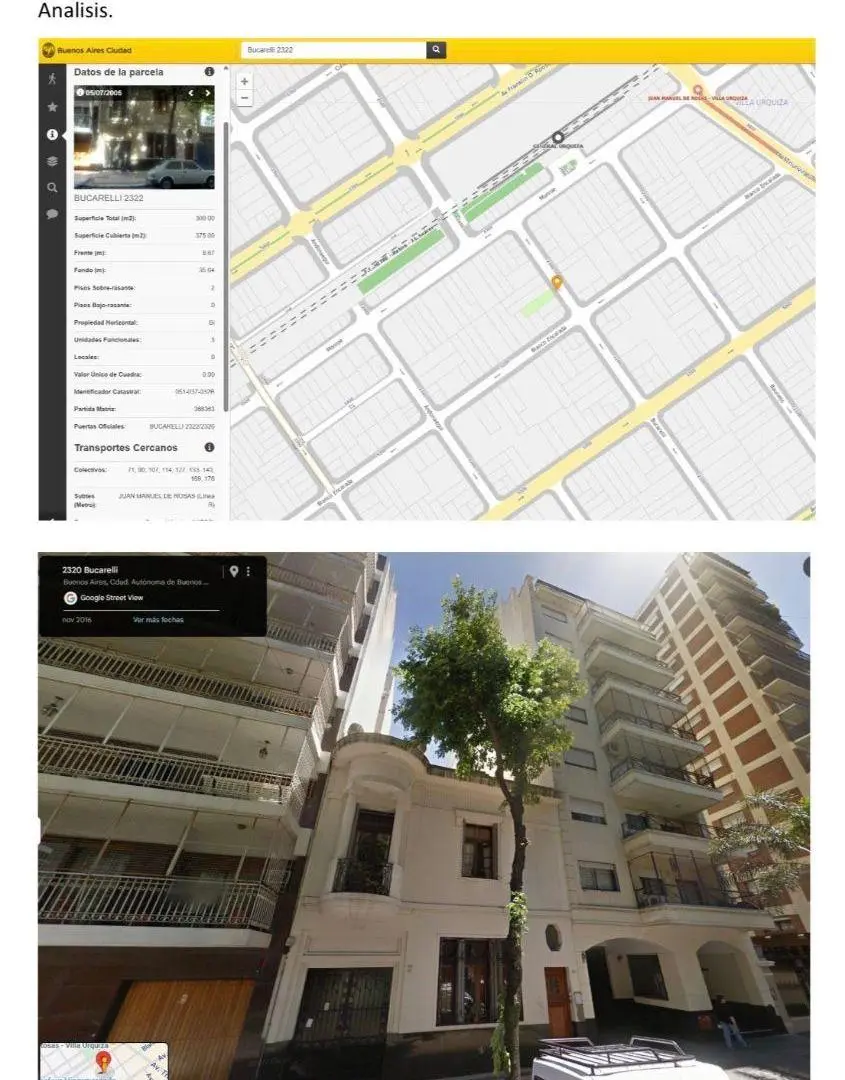 OPORTUNIDAD VILLA URQUIZA - INCIDENCIA U$S 490 - 1920 M2 VENDIBLES - ESTUDIO DE PREFACTIBILIDAD 4