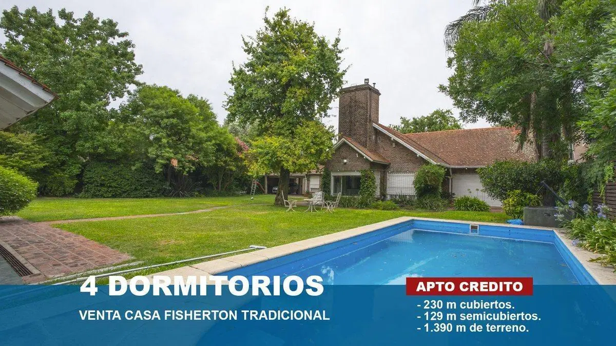 CASA DE 4 DORMITORIOS EN VENTA FISHERTON 5