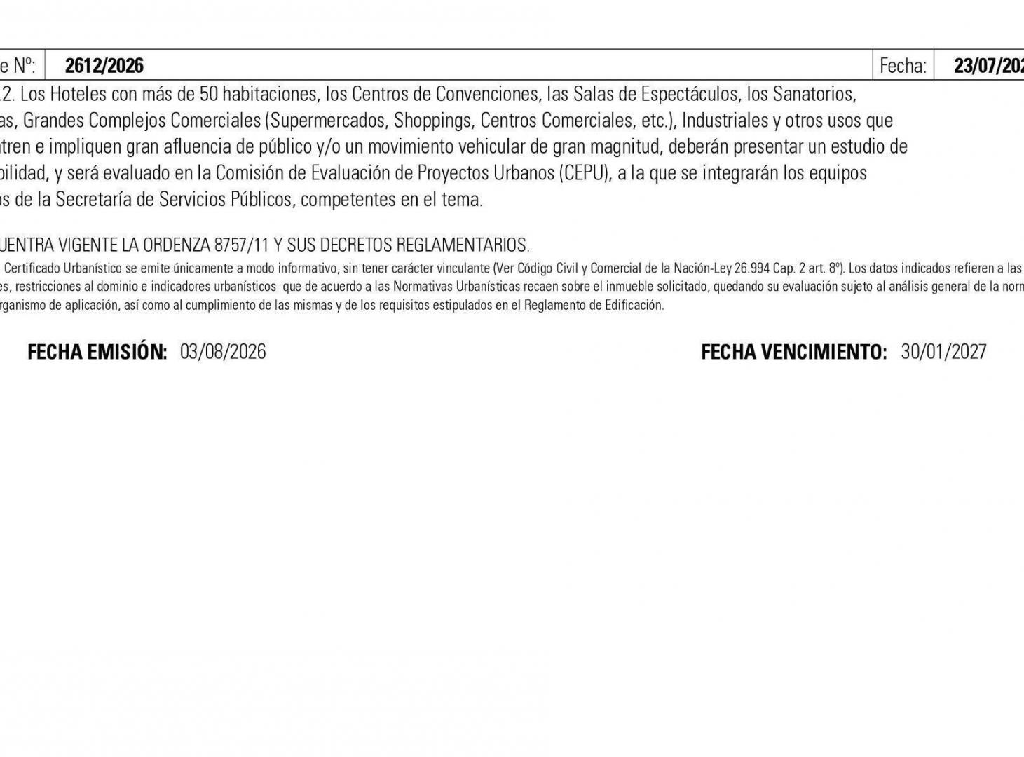 Foto de LOTE PARA CONSTRUCTORA - ECHESORTU - 9 JULIO 3207, imagen 1