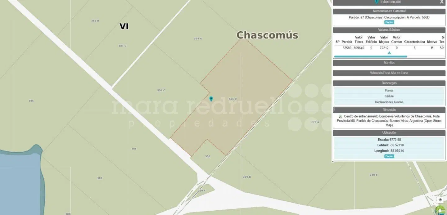 CAMPO CHACRA EN VENTA DE 54 HECTAREAS EN CHASCOMUS RUTA 20 1