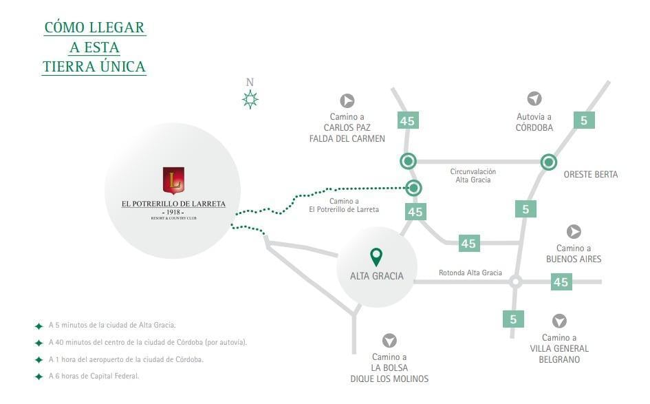Lote de 2657,22 m² en venta Potrerillo de Larreta Country Club.