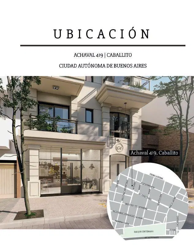 Departamento2 ambientes en emprendimiento en Caballito 5