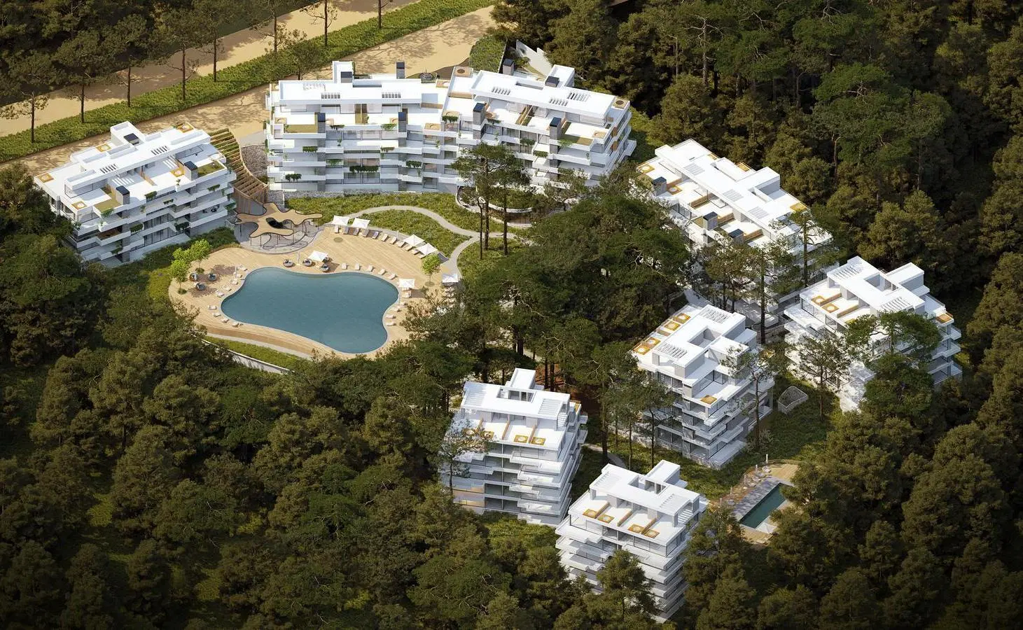 Departamento dos ambientes en venta en Pinamar 1