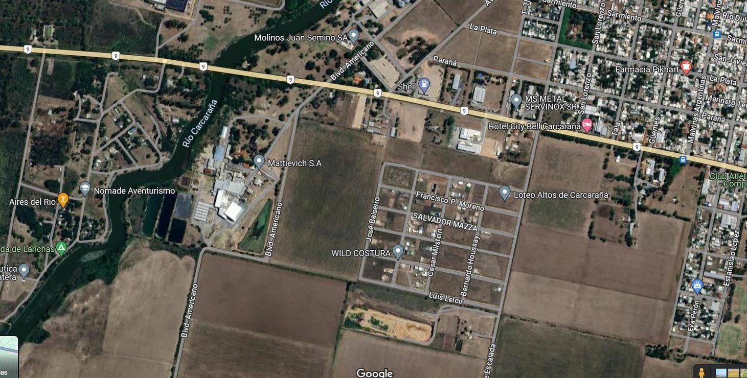 Terreno en  Altos del Carcarañá