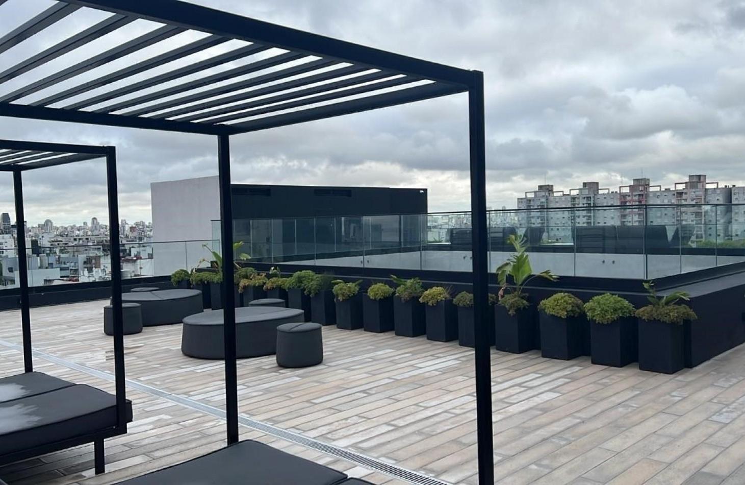 Alquiler temporario 2 ambientes premium en Palermo/Colegiales · 75 m² · balcon · cochera · amoblado