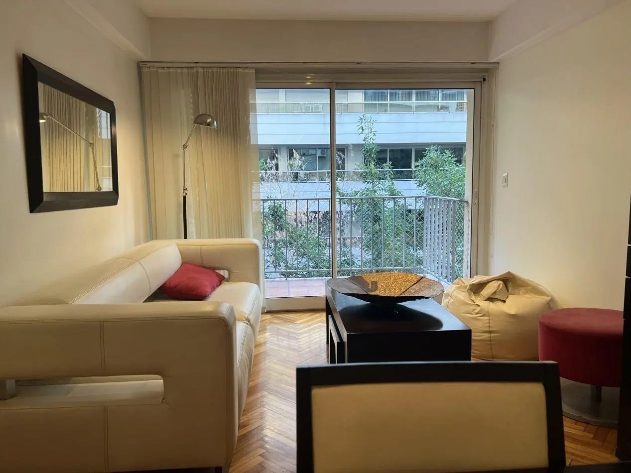 Las Cañitas | 3 Ambientes Amoblado y Equipado | Balcon | Aire Acondicionado | Calefaccion Central | 2