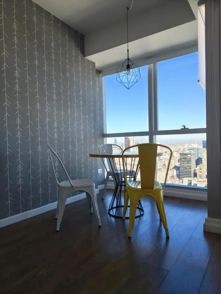 Monoambiente en alquiler Torre Bellini Retiro amoblado con balcon vista abierta y amenities 4