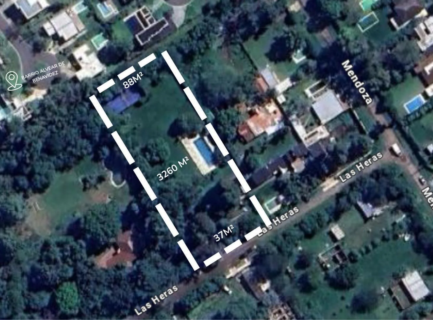 LOTE EN VENTA DE 3260M2 - APTO DESARROLLO - BENAVIDEZ