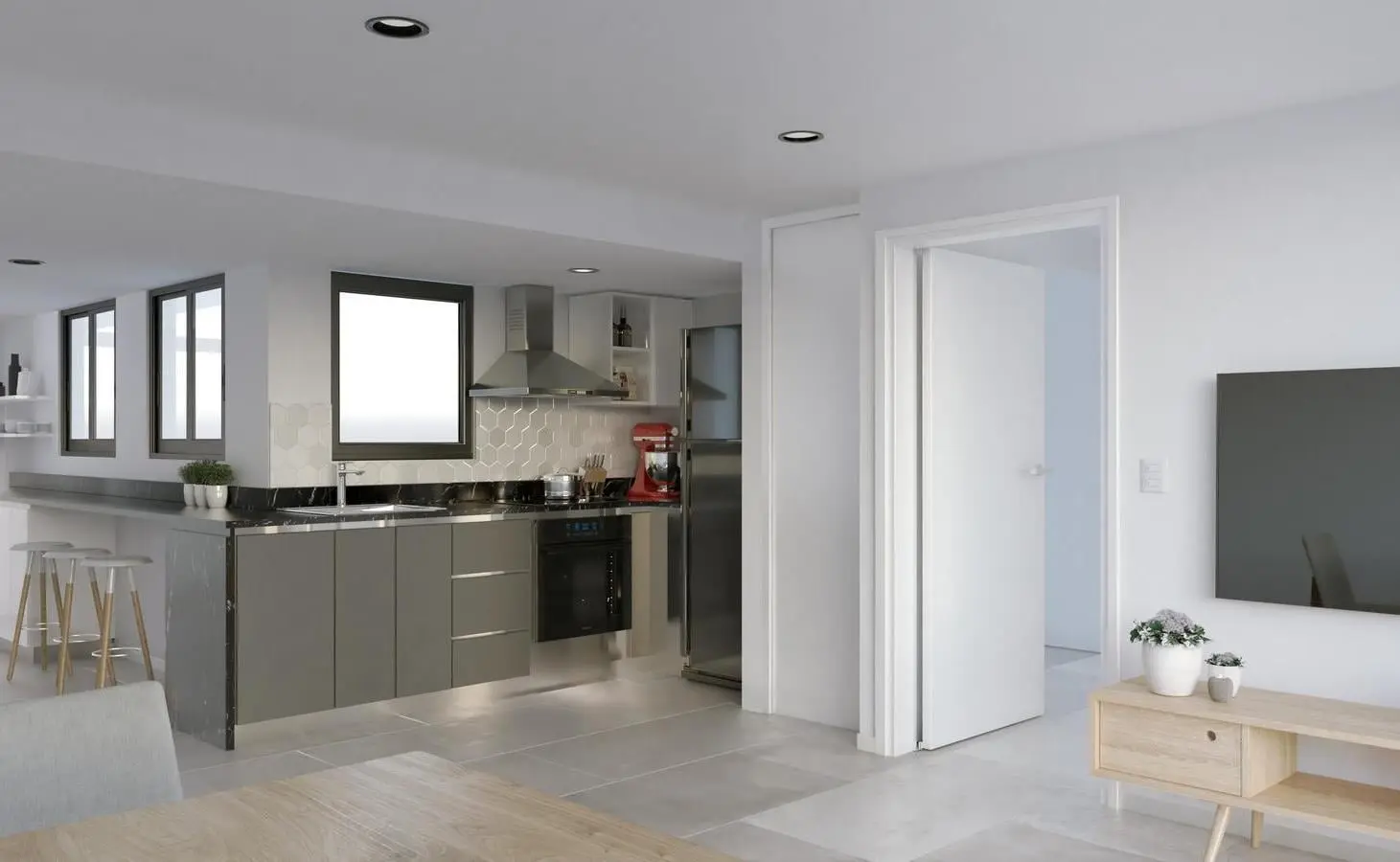 FINANCIACIÓN VENTA 2 AMB a pulmón verde piso alto - Recoleta c/gran balcón terraza 4
