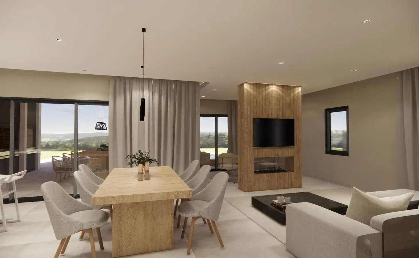 Casa contemporánea en Puertos del Lago | Barrio Araucarias, 4 Hab (3 en suite), diseño y amplitud 2