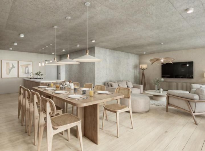 Departamento en Venta dos dormitorios-amenities-en construcción-centro