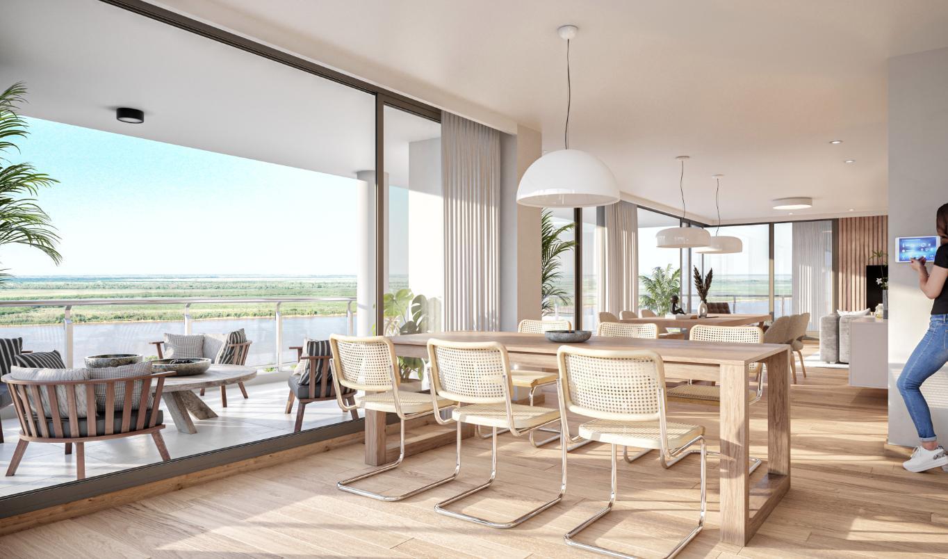 VENTA Departamento 4 dormitorios Premium Vista al Rio 2 cochertas Amenities