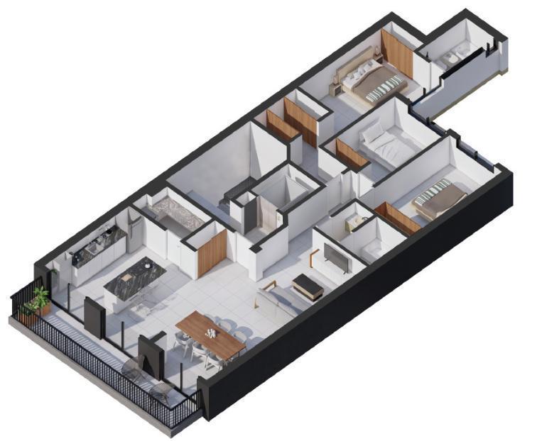 Venta Departamento de 1 Dormitorio con Balcón en construcción - Abasto