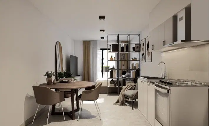Venta Monoambiente con Balcón en construcción  - Montevideo y Paraguay 2